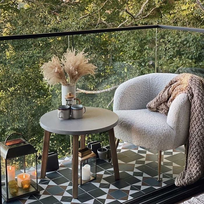 Create a cosy winter balcony with SHNordic