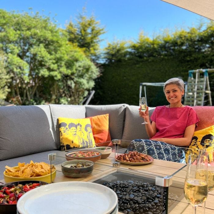 Garden party recipes for easy alfresco hosting with Chetna Makan