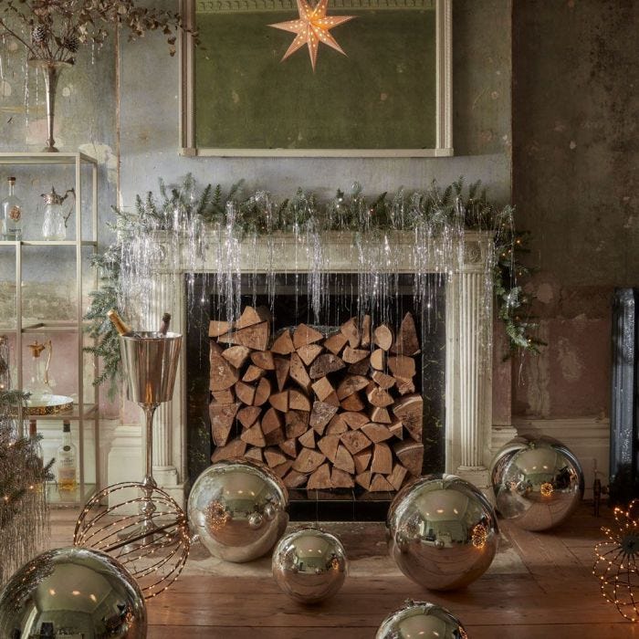 Festive ideas for the mantelpiece  this Christmas