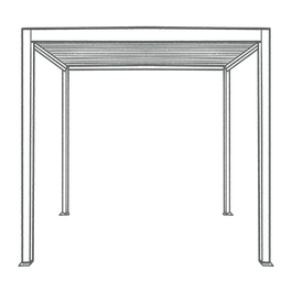Hampton Pergola - Three Metre Extension