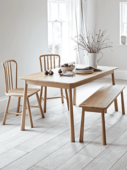 Bergen Oak Dining Table - Natural
