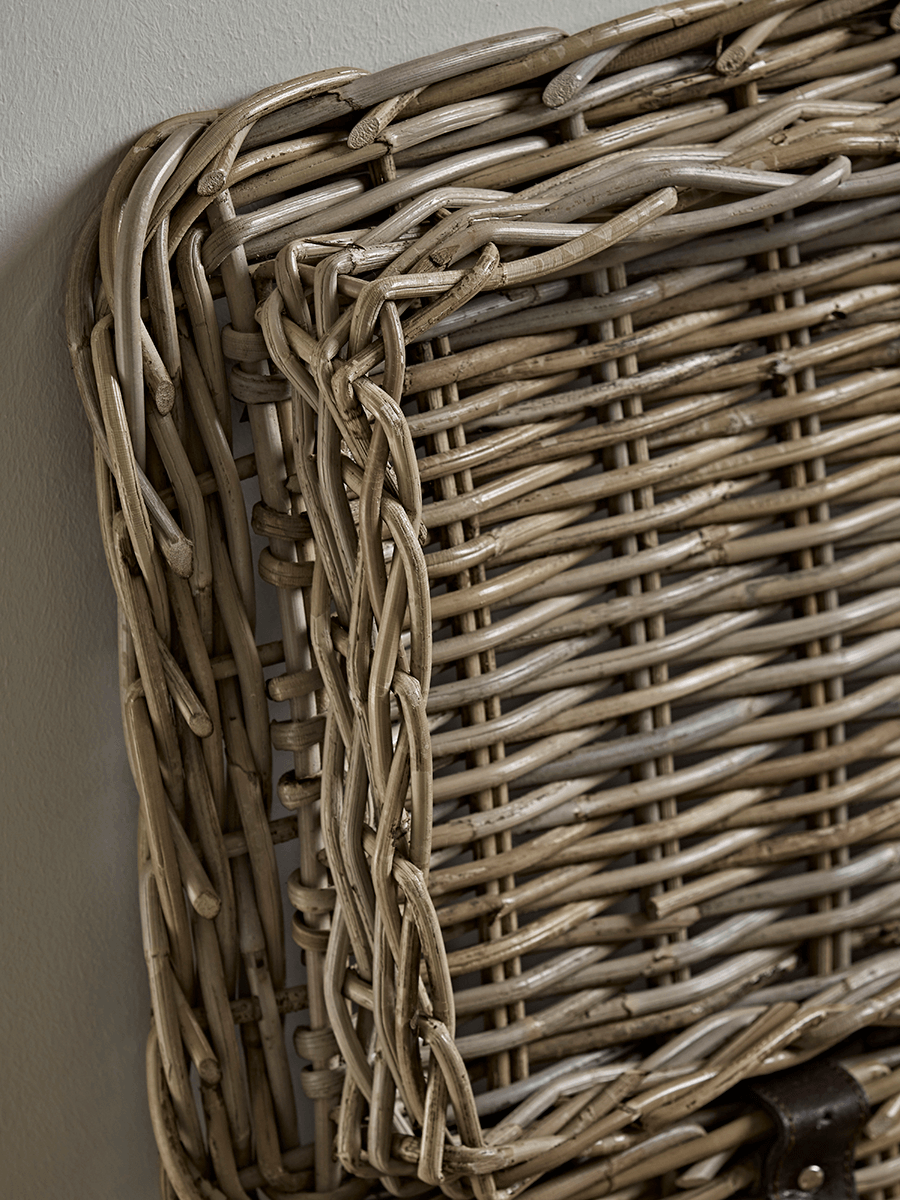 Product photograph of Rectangle Rattan Laundry Basket from Cox and Cox.