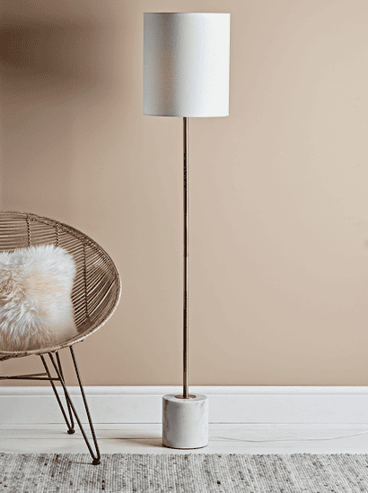 Marble & Brass Floor Lamp