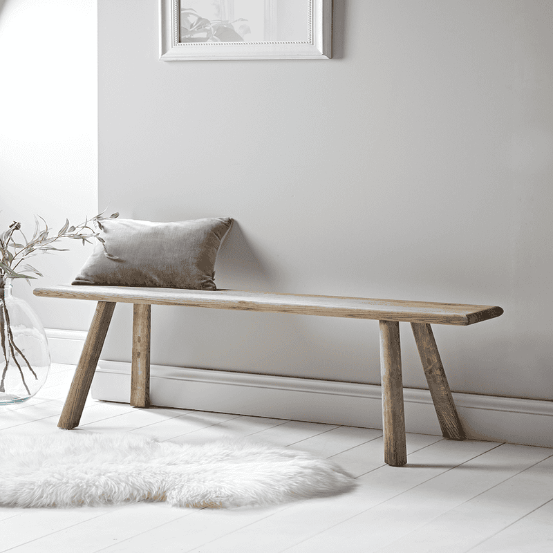 Long sale bench wood