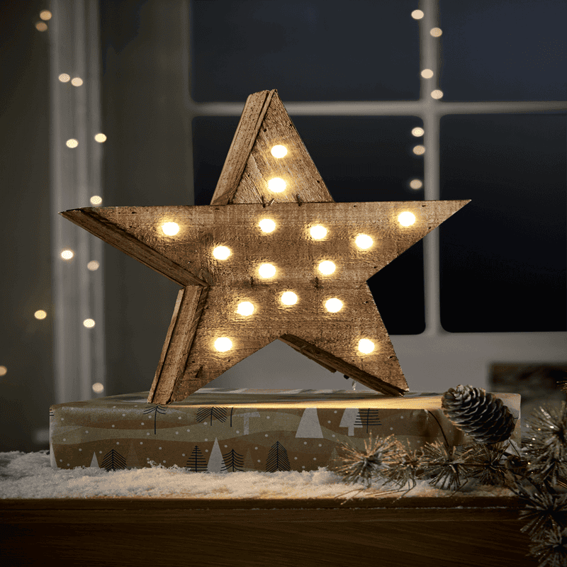 Wooden Carnival Star