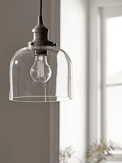 Brass & Glass Pendant