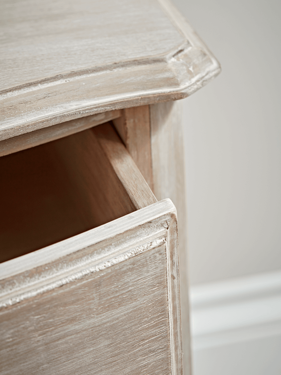 Product photograph of Clermont Bedside Table from Cox and Cox.