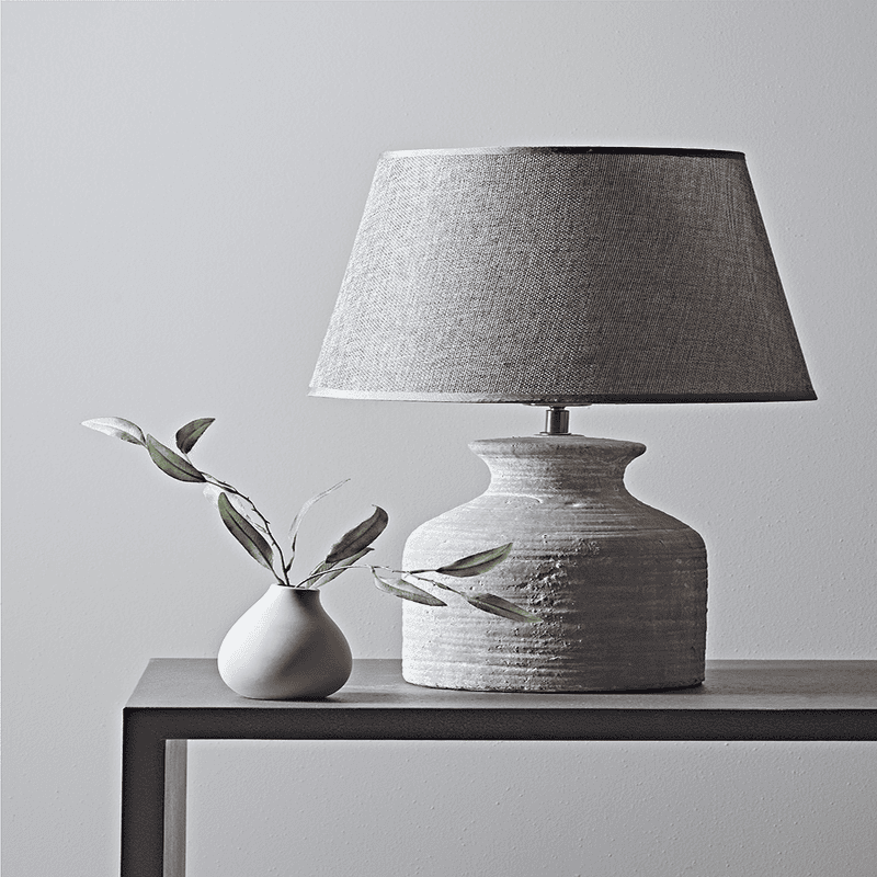 Concrete effect lamp hot sale