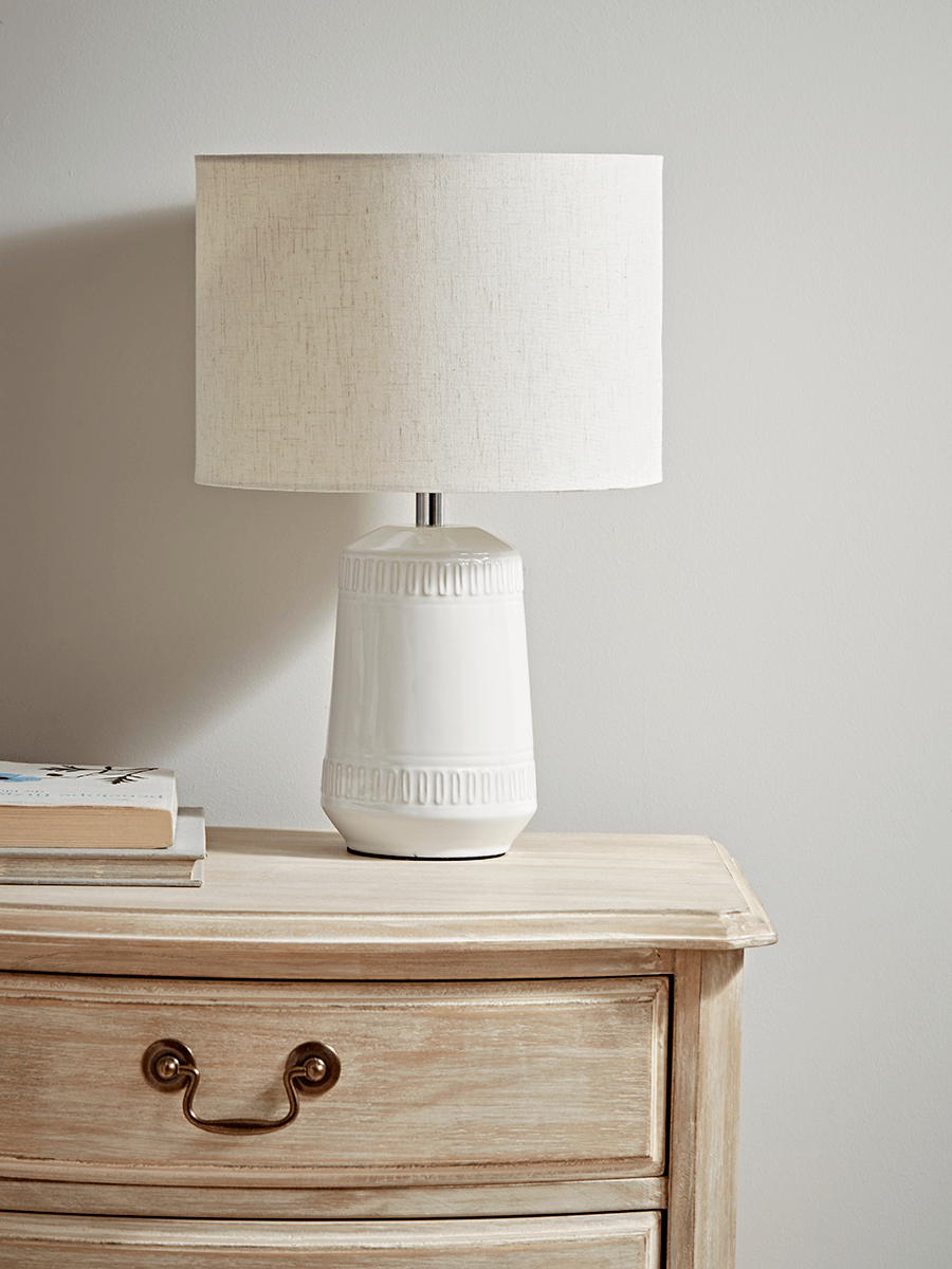 

Soft Geometric Bedside Lamp
