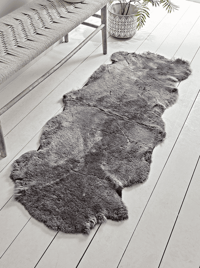 Shorthaired Graphite Sheepskin - Double