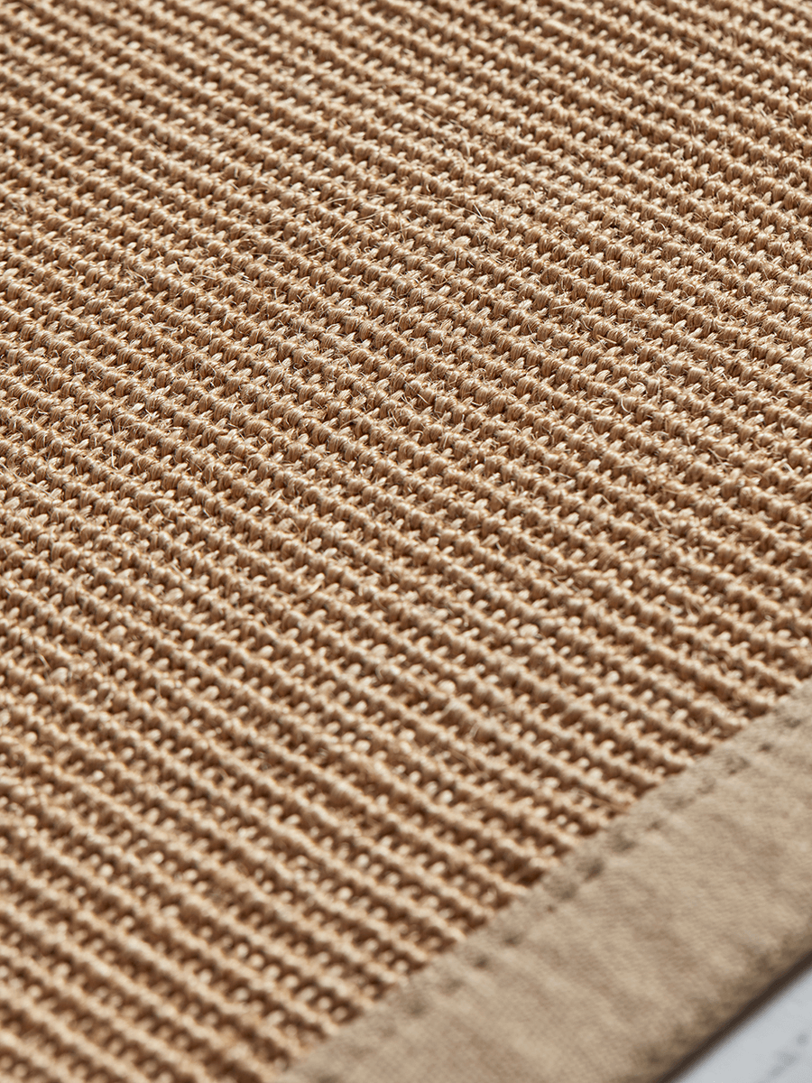 Product photograph of Sisal Runner - Natural Linen from Cox and Cox.