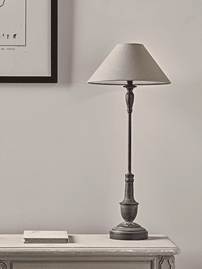 Slim Metal Bedside Lamp