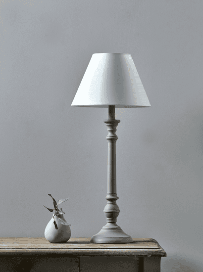 Tall Turned Bedside Lamp