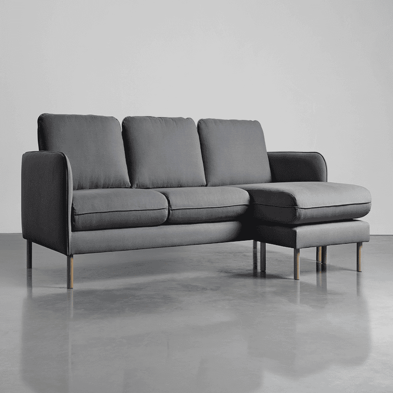 Scandi chaise outlet sofa