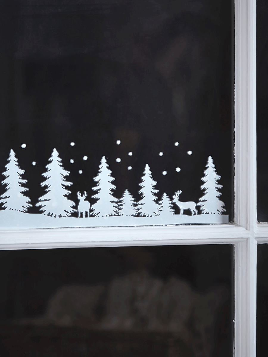 

Frosted Forest Window Stickers