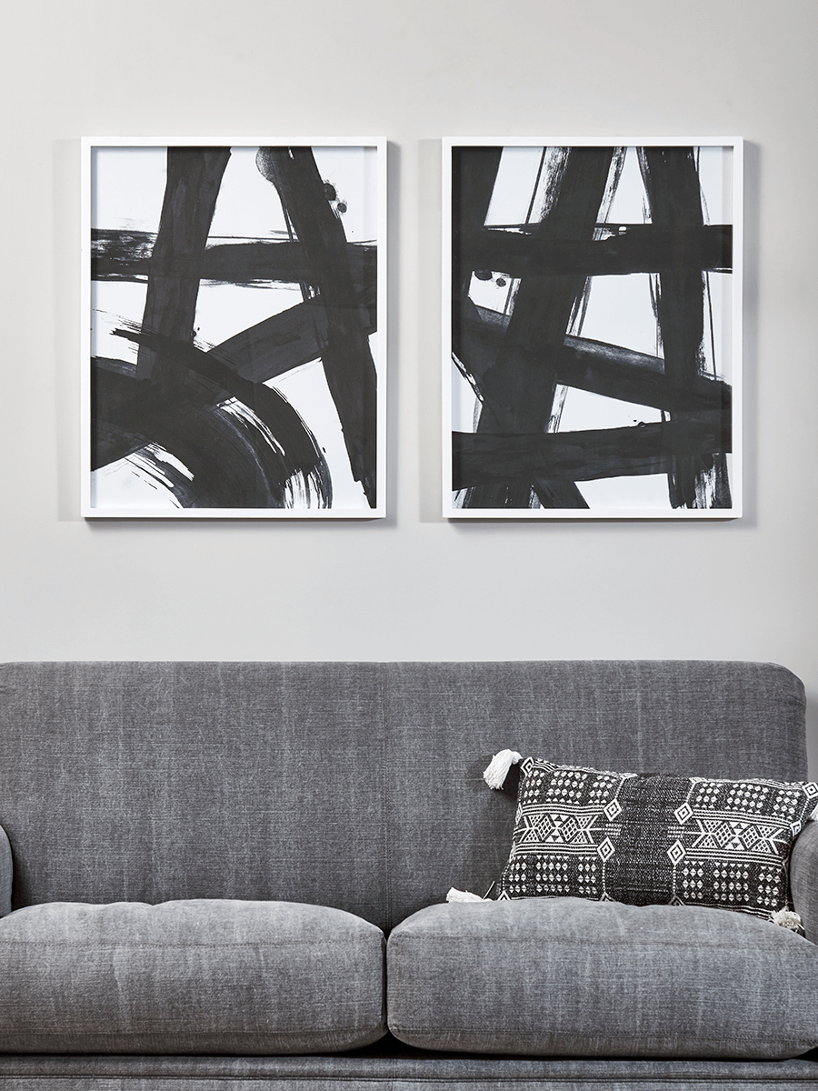 

Two Brush Stroke Framed Prints