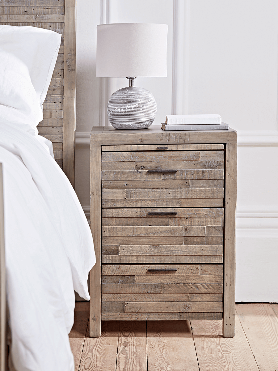 Product photograph of Bay Bedside Table from Cox and Cox