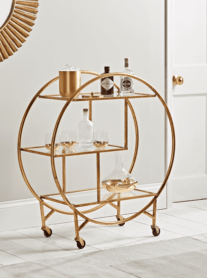 Deco Cocktail Trolley