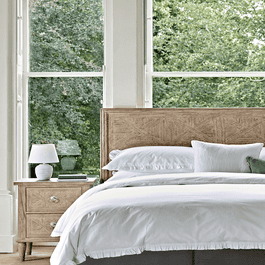 Parquet headboard best sale