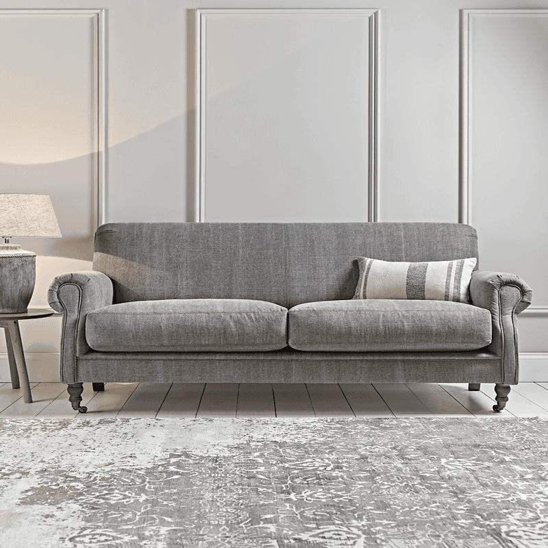 Vintage grey sofa deals