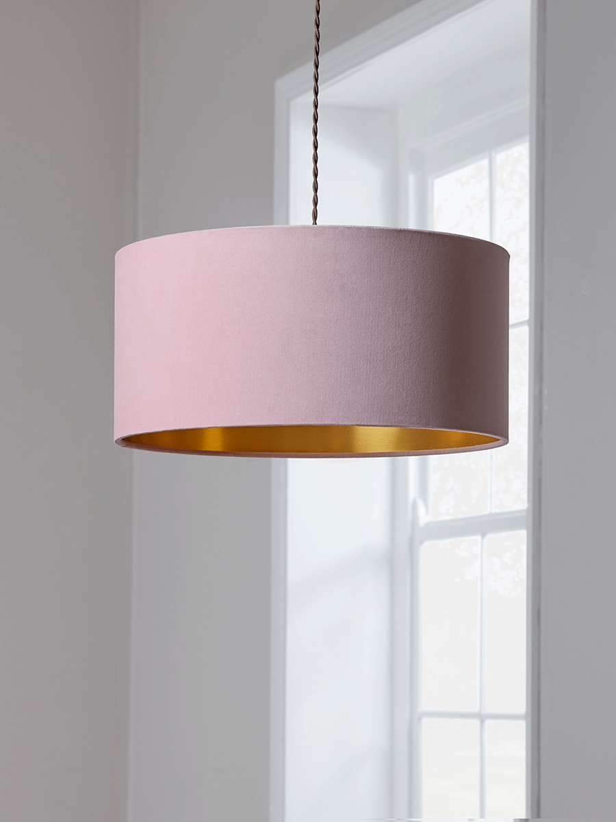 

Blush & Gold Velvet Shade
