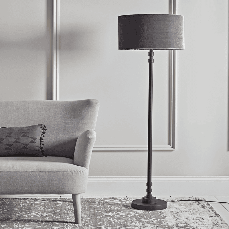 Floor shop grey lamp
