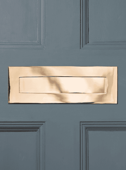 Solid Brass Letter Plate
