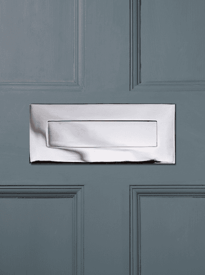 Nickel Letter Plate - Small
