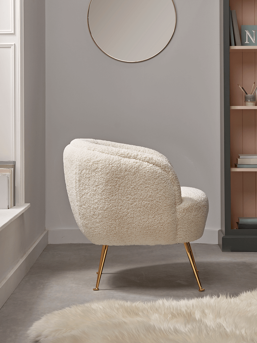 Product photograph of Teddy Tub Chair from Cox and Cox.