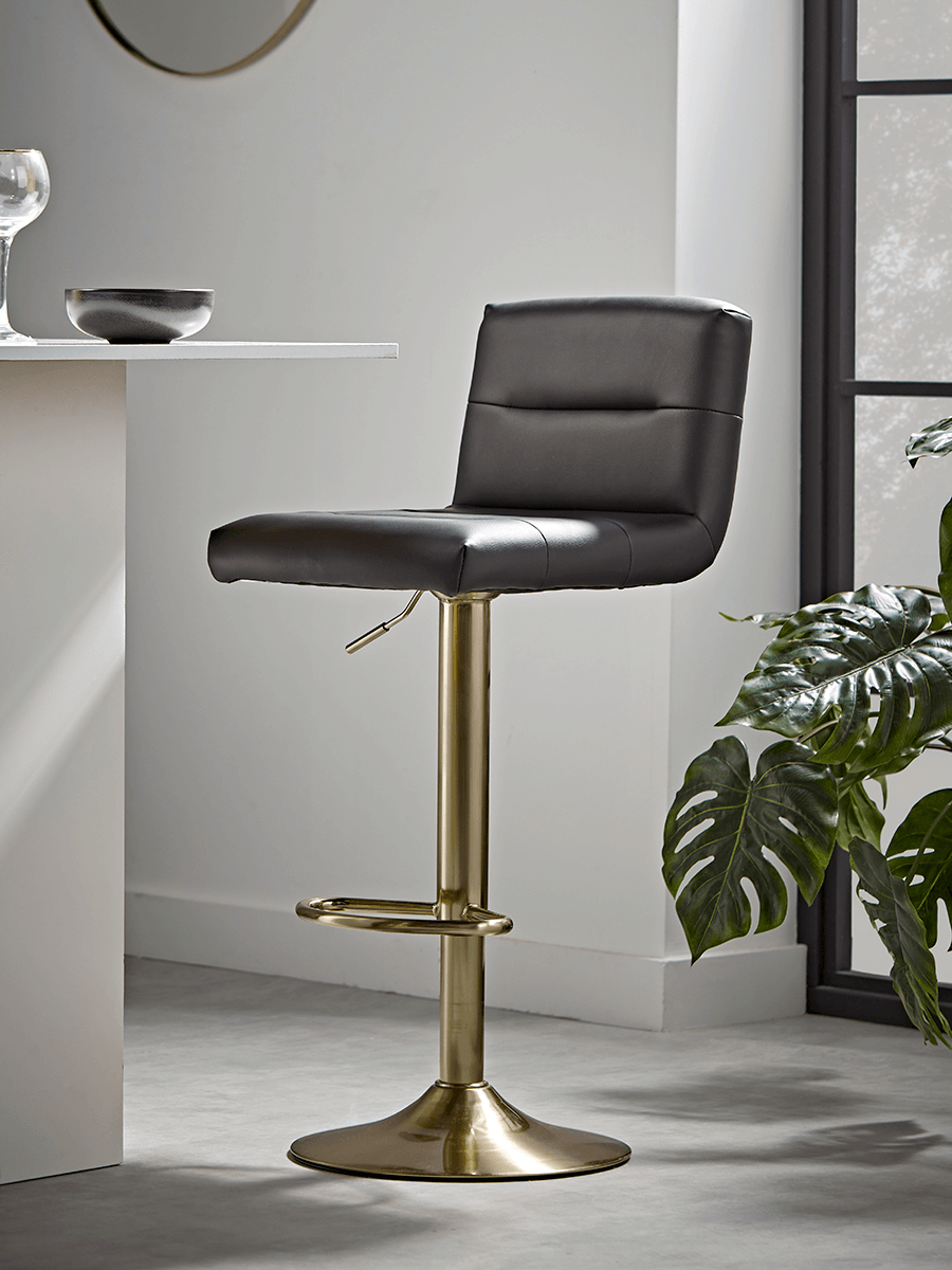 

Black & Gold Counter Stool