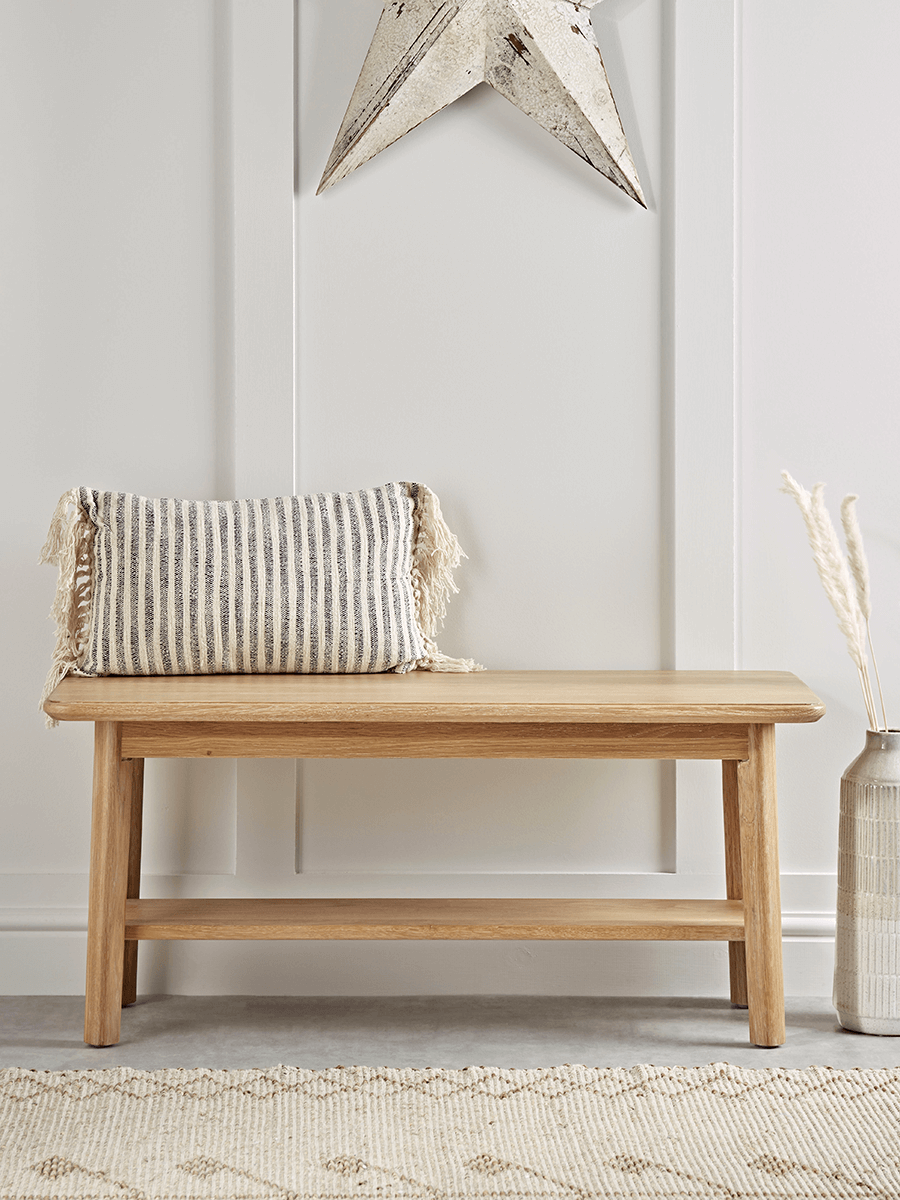 

Oslo Oak Hallway Bench