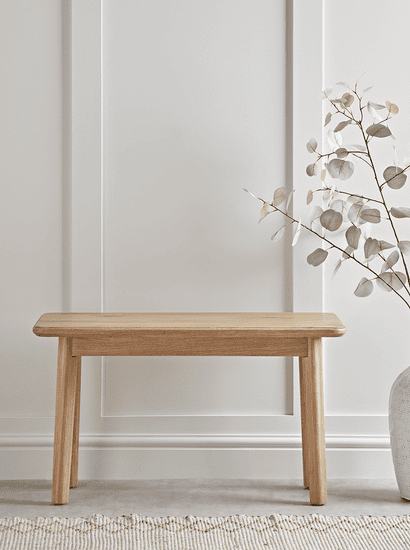 Oslo Oak Petite Bench