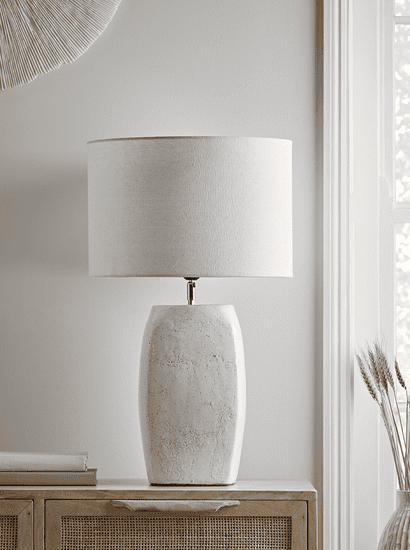 Crackle Glaze Block Table Lamp