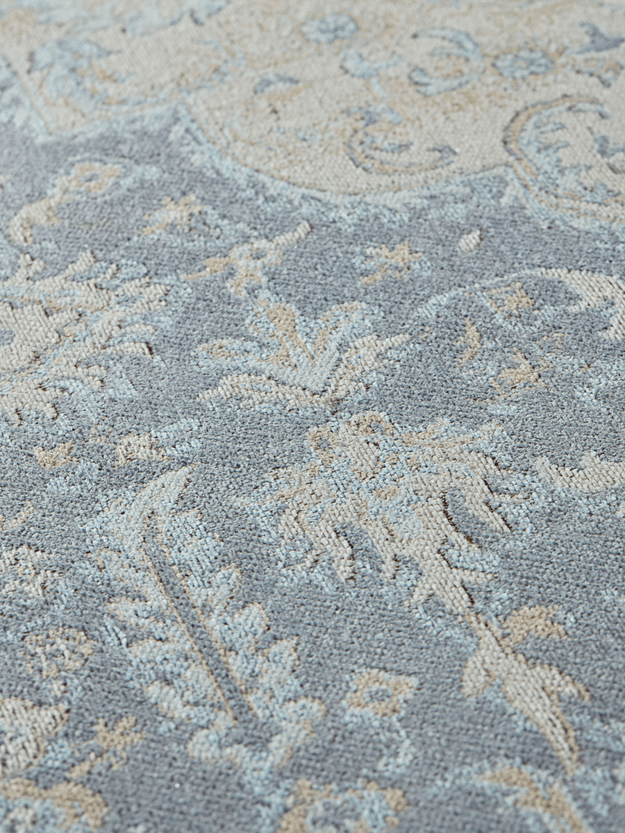 Product photograph of Sara Rug - Blue from Cox and Cox.