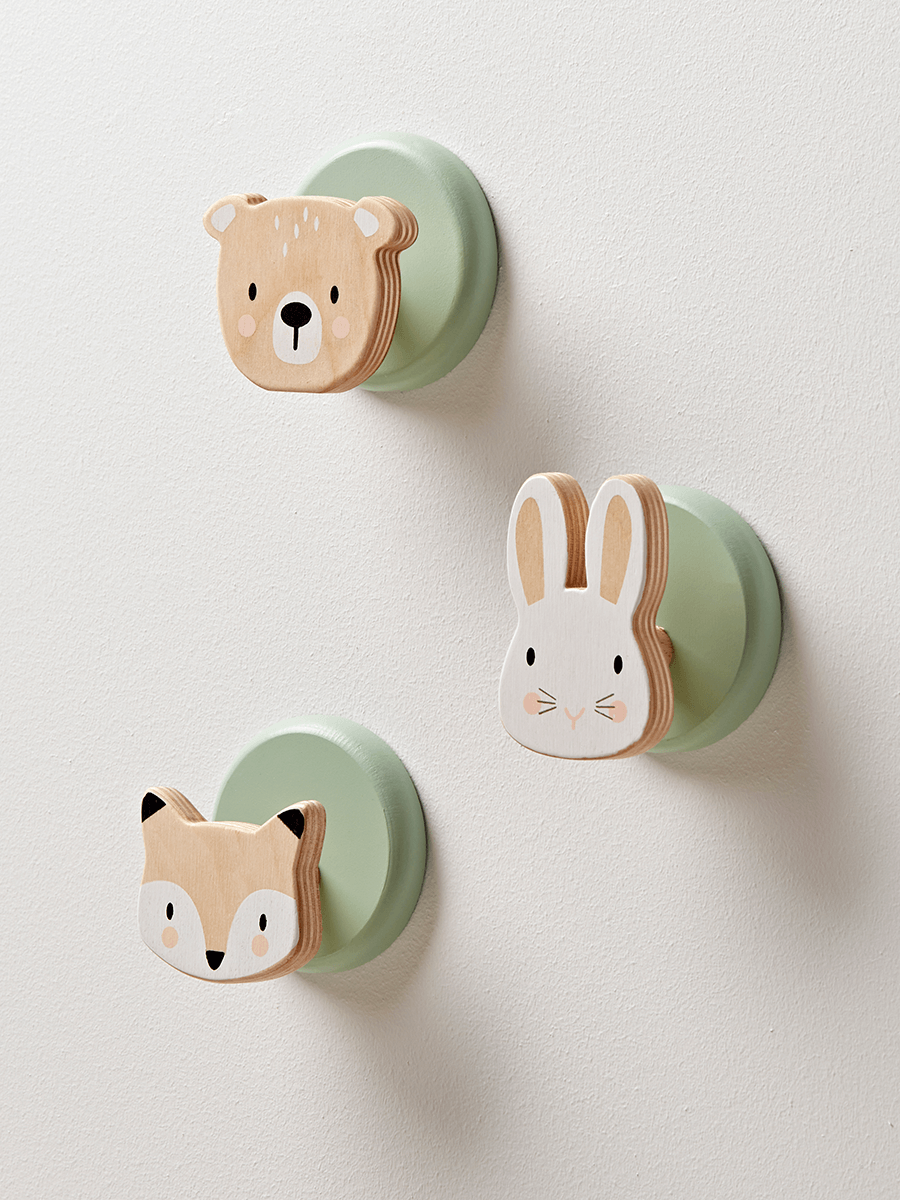 

Three Animal Hooks