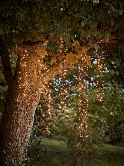 Magical Outdoor Hanging Vine Lights