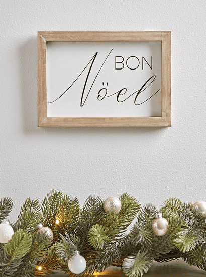 Bon Noel Wall Panel