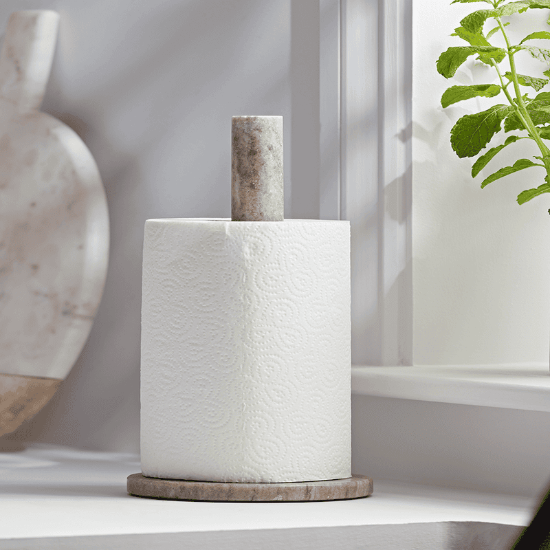 Marble Paper Towel Stand