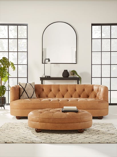 Knightsbridge Leather Sofa