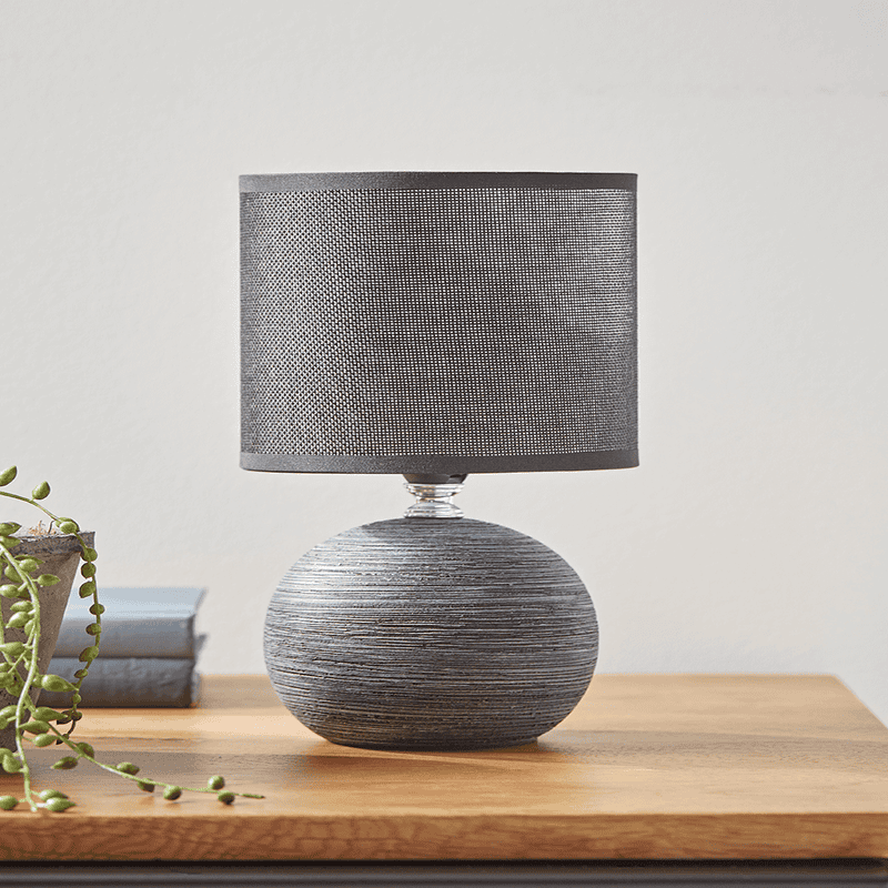 Charcoal hotsell bedside lamp