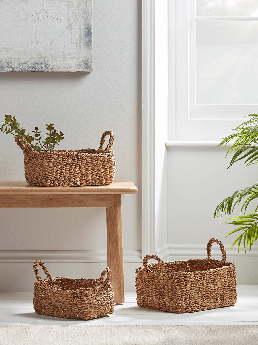 

Three Rectangle Storage Baskets
