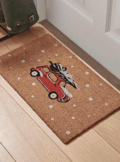 Christmas Car Doormat