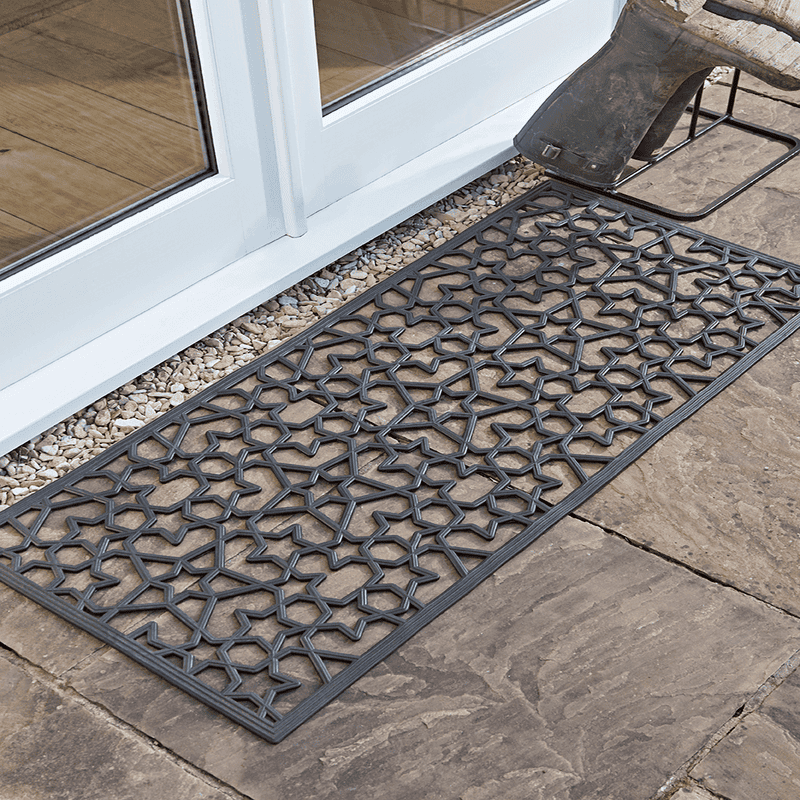 Star Rubber Doormat Double