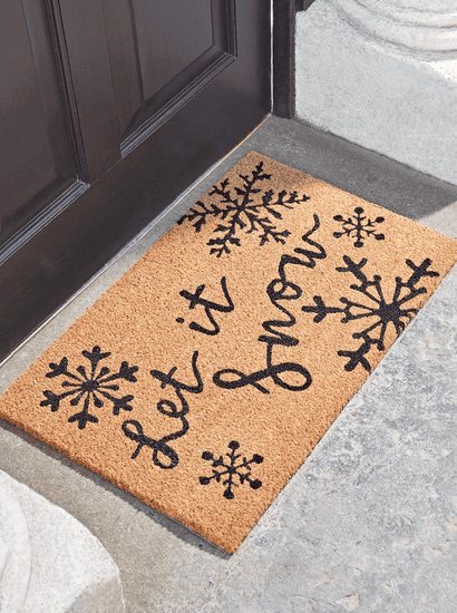 Let It Snow Doormat