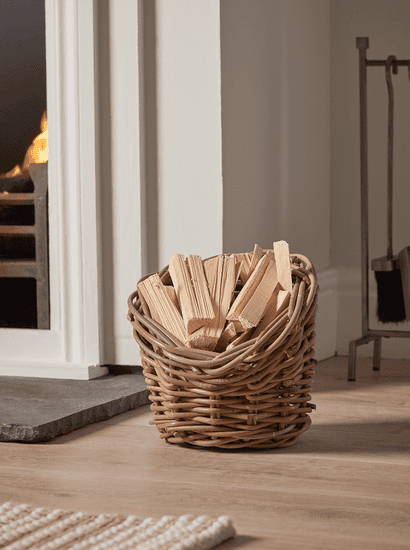 Rattan Kindling Basket