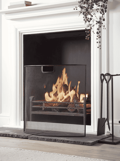 Iron Fire Screen