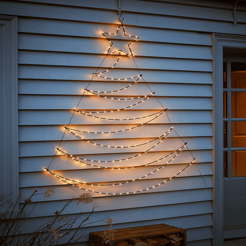 Outdoor string light christmas tree store