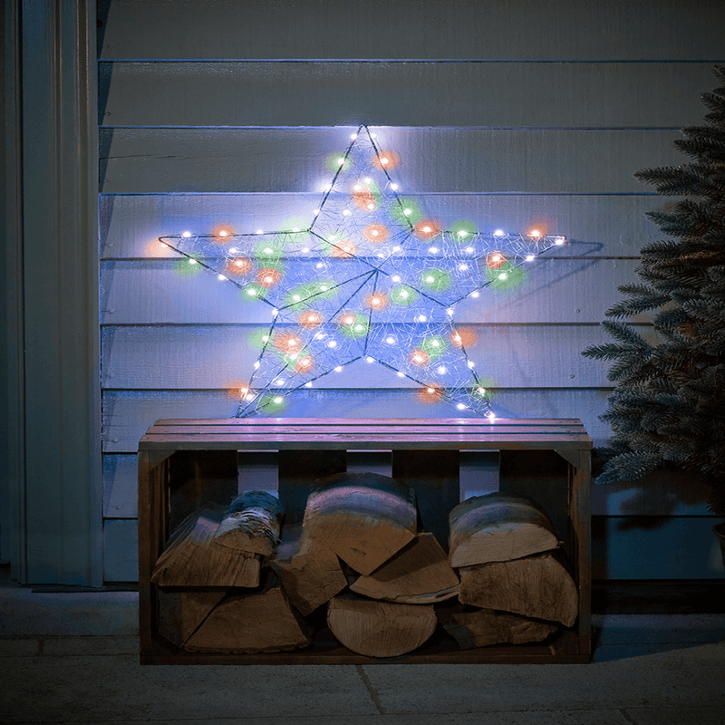 Colour changing star lights on sale