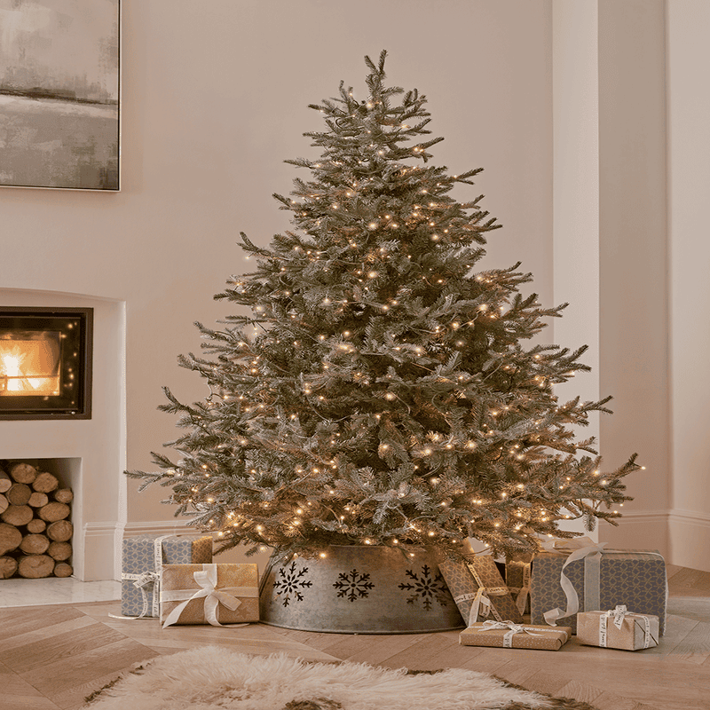 Pre lit blue spruce sales christmas tree