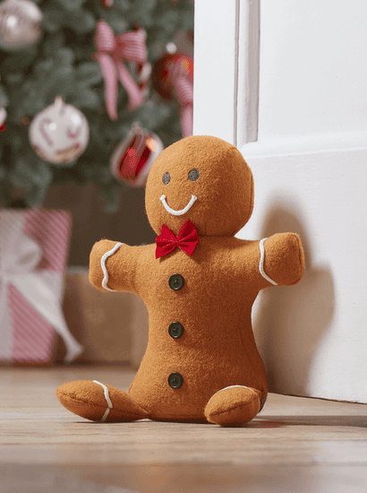 Jolly Gingerbread Doorstop